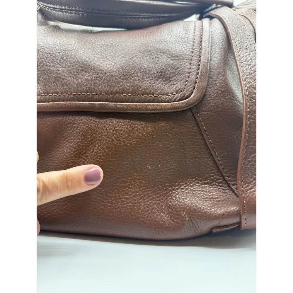 NWT Kooba Jonnie Leather Shopper Tote - Brown- Minor Flaws - Picture 5 of 14